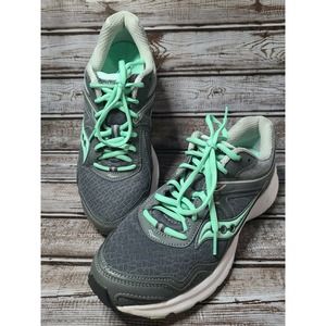 Saucony GRID COHESION 10 Womens Grey/Mint S15333-3 Sz. 9.5 RunningShoes Size 9.5